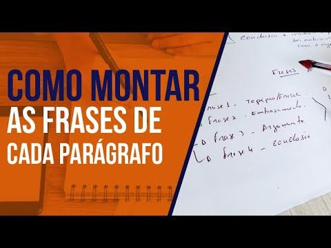 PARÁGRAFOS DE TCC - Como montar as frases de cada parágrafo?