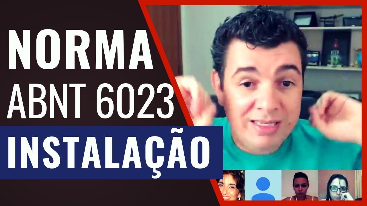 Instalando Norma ABNT 6023 Ao Vivo
