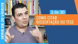 Como Citar Dissertação ou Tese