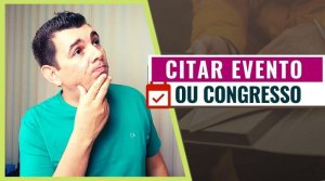 Citação de congresso e evento