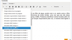 Algoritmo baseado nas diretrizes do MEC