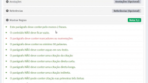 Parte de regras do Monografis