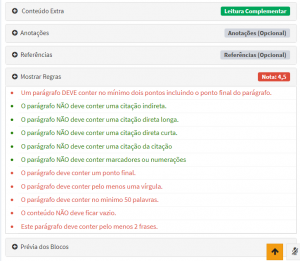 Demais opções do Monografis