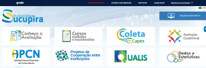 Opções da Plataforma Sucupira